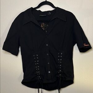 Harley-Davidson Black Button Down Embroiders Shirt